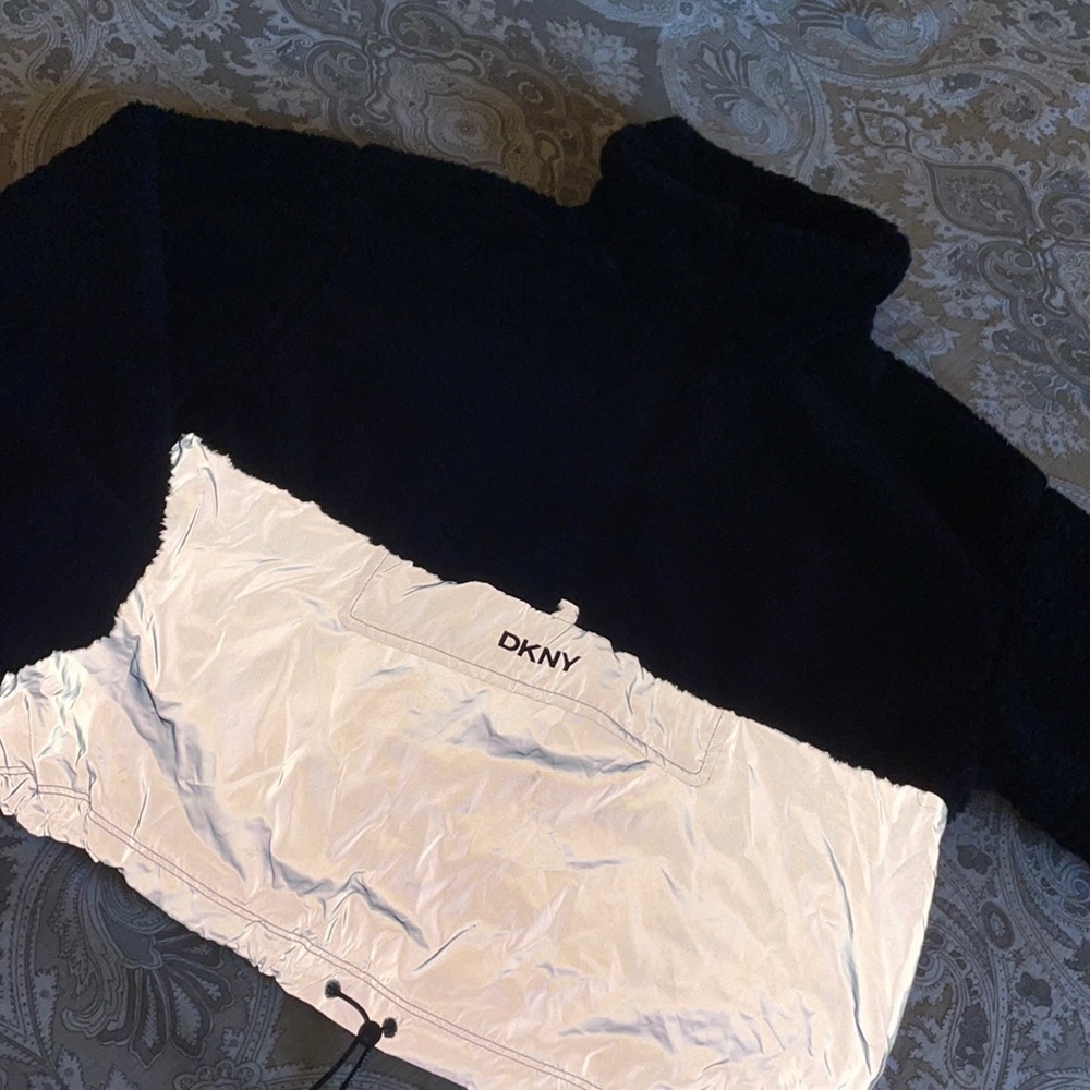 DKNY reflective fleece